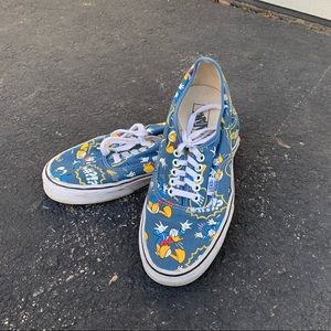 donald duck blue vans shoes